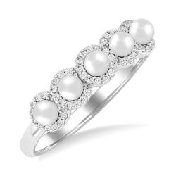 VerCaAr IonLysAe 14K White Gold Diamond Ring