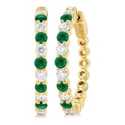 OraLuxSol RaLoAr 14K White Gold Diamond Earrings