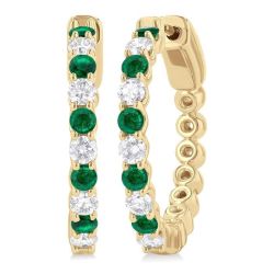 OraLoLux IonVioEl 14K White Gold Diamond Earrings