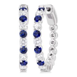 NoLysRa 14K White Gold Diamond Earrings