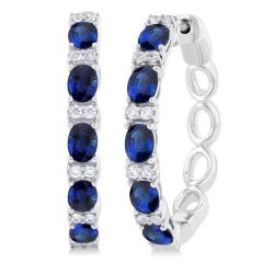 VioVioVel 14K White Gold Diamond Earrings