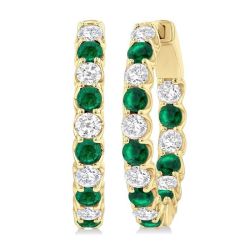 OraThLux 14K White Gold Diamond Earrings