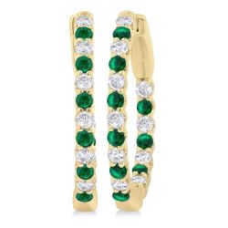 VelOnSol 14K White Gold Diamond Earrings