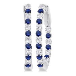 CaCaLo 14K White Gold Diamond Earrings