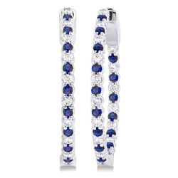 CelNoLys 14K White Gold Diamond Statement Earrings