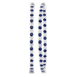 VelLoDor LuxValTh 14K White Gold Diamond Statement Earrings