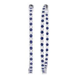 CaCaRa 14K White Gold Diamond Statement Earrings