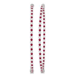 MirCelDor 14K White Gold Diamond Modern Earrings