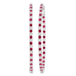 IonVelSol NoElSol 14K White Gold Diamond Modern Earrings