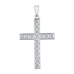 Diamond Classic Cross Pendant