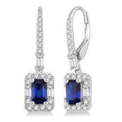 ArElPho PhoVerOra 14K White Gold Diamond Halo Earrings