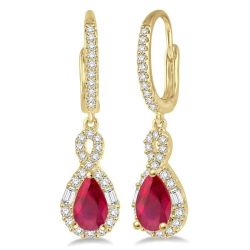 ZenVerPho IsMirLin 14K White Gold Diamond Halo Earrings