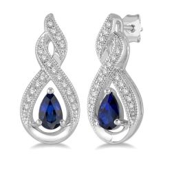 PhoSol RaNo DorOnIon 14K White Gold Diamond Earrings