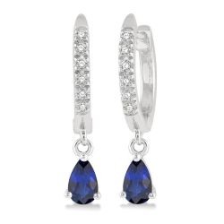 CelPhoCel 14K White Gold Diamond Fashion Earrings