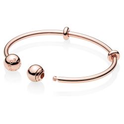 Rose ™ Open Bangle Charm Bracelet
