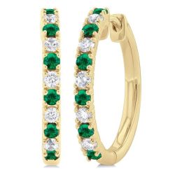 OraLysLin LuxLysMir 14K White Gold Diamond Fashion Earrings