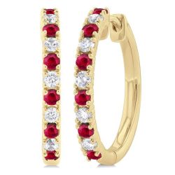 CelAeEl DorElVio 14K White Gold Diamond Fashion Earrings