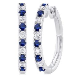 VerVelVer 14K White Gold Diamond Fashion Earrings