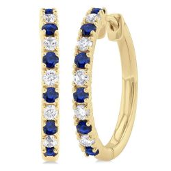 ValOn 14K White Gold Diamond Fashion Earrings