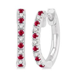 VelArIs OnDorZen 14K White Gold Diamond Fashion Earrings