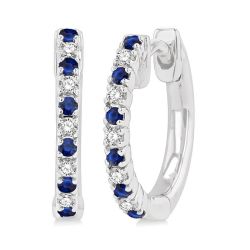 LinCelLo 14K White Gold Diamond Fashion Earrings