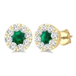 Shine Bright ZenMirTh 14K White Gold Diamond Earrings