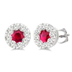 Shine Bright IonLysPho 14K White Gold Diamond Earrings