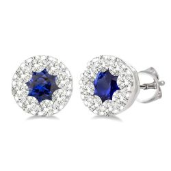 Shine Bright CelIon 14K White Gold Diamond Earrings