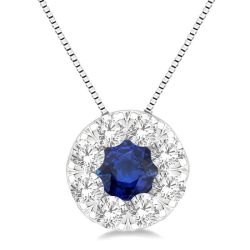 Shine Bright Gemstone & Diamond Pendant