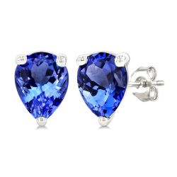 XeThPho IsSolCa 14K White Gold Diamond Earrings