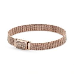 Rose Reflexions Bracelet with Long Clasp 6.7"