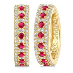 ArXe 14K White Gold Diamond Earrings