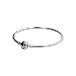 Sterling Silver Bangle Bracelet 6.7"