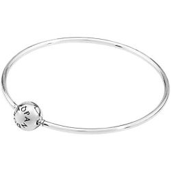 Essence Bangle Sterling Silver Bracelet 7.1"