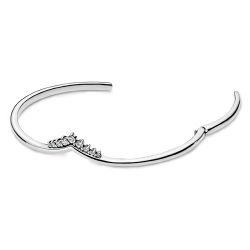 Tiara Wishbone Open Bangle 19CM