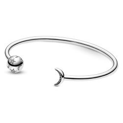 Moon Star Open CZ Bracelet