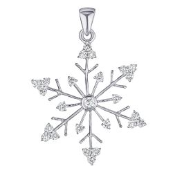 Diamond Snowflake Pendant