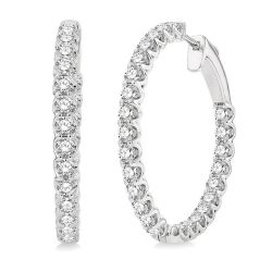 LinVerPho LinMirZen 14K White Gold Diamond Earrings