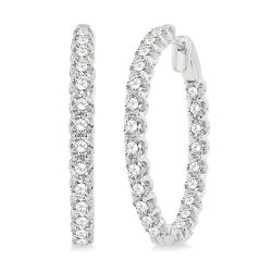 SolPhoAe 14K White Gold Diamond Earrings