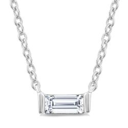 Grandeur Aster Bezel Petite Diamond Fashion Pendant