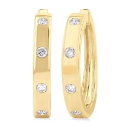 ArValDor NoOn 14K White Gold Diamond Fashion Earrings