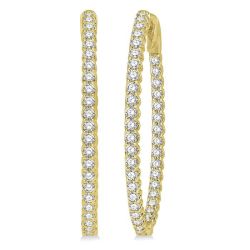 ArCel VioAeVer 14K White Gold Diamond Anniversary Earrings