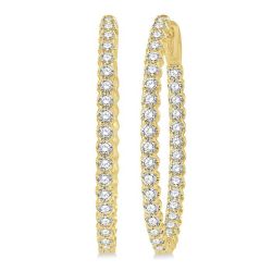 ValSolVal ArZenSol 14K White Gold Diamond Anniversary Earrings