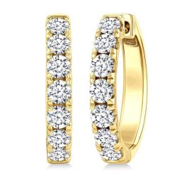 OraVioLux ElVerTh 14K White Gold Diamond Fashion Earrings