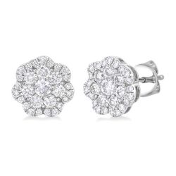 Flower Diamond Fashion Earrings