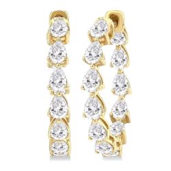 ValXeIon 14K White Gold Diamond Fashion Earrings