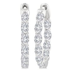 ValVioIs SolRaVio 14K White Gold Diamond Fashion Earrings