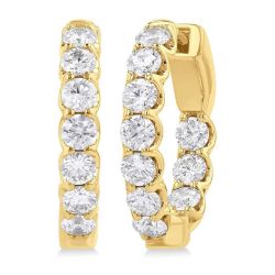 ValXeLys OraValIon 14K White Gold Diamond Earrings