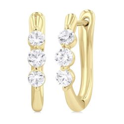 ArValRa LuxVioLys VelLoXe 14K White Gold Diamond Fashion Earrings