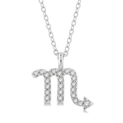 Atlas Artemis Scorpio Zodiac Diamond Pendant